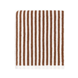Yard Hebden Striped 100% Cotton Hand Towel, Pecan, 50 X 100Cm - thumbnail 1