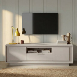 FurniComp LTD Furnicomp Berlin 2 Door 1 Drawer 180Cm Cashmere Tv Stand - thumbnail 1