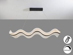 Luminosa Lighting Luminosa Olas Bar Pendant Ceiling Light Black Led 2700-5000K Remote Control - Uk Stock - thumbnail 4