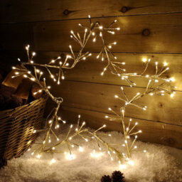 Samuel Alexander 60Cm Light Up Gold Christmas Star With 150 Static And Flashing Warm White Leds - thumbnail 2