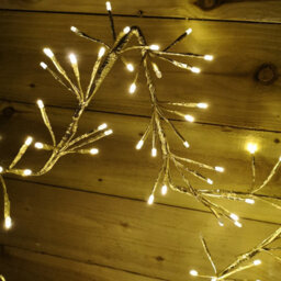 Samuel Alexander 60Cm Light Up Gold Christmas Star With 150 Static And Flashing Warm White Leds - thumbnail 3