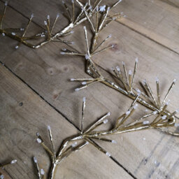 Samuel Alexander 60Cm Light Up Gold Christmas Star With 150 Static And Flashing Warm White Leds - thumbnail 5