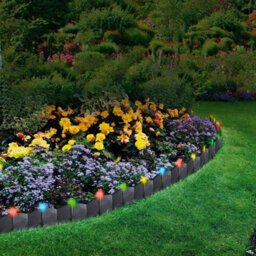 Pack Of 24 Solar-Powered Led Garden Lawn Edging With Attractive Hammer-In Design - thumbnail 1