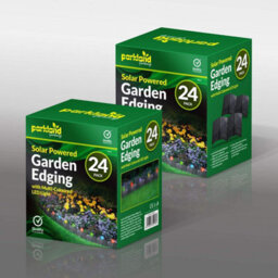 Pack Of 24 Solar-Powered Led Garden Lawn Edging With Attractive Hammer-In Design - thumbnail 2