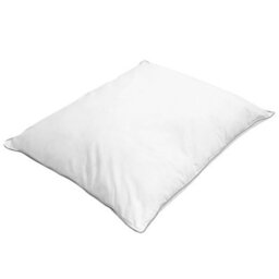 Beliani Bed Pillow Pelister Low Microfibre 50 X 60 Cm White - thumbnail 4