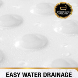 Ameha White Shower Mat Non Slip Anti Mould - 53X53Cm Square Rubber Bath Mat For Inside Shower With Strong Suction Cups Grip - thumbnail 8