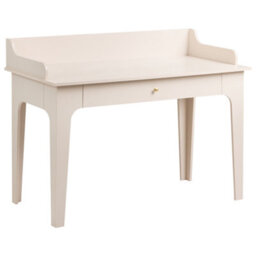 Beliani Home Office Desk Montira 118 Cm 60 Cm Light Beige