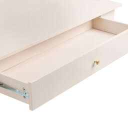 Beliani Home Office Desk Montira 118 Cm 60 Cm Light Beige - thumbnail 7