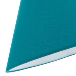 Happy Homewares 10 Inch Vivid Teal Cotton Coolie Shade For Table Lamp Or Pendant - thumbnail 4