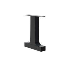 Garden Sanctuary 2Pcs Sleek Black Metal Furniture Legs For Table & Desk H 40Cm - thumbnail 1