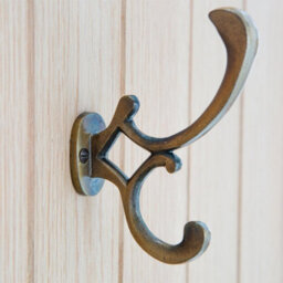 Hammer and Tongs Hammer & Tongs Ornamental Hat & Coat Hook - W30mm X H130mm - Raw - thumbnail 5