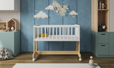 Love For Sleep Smartcrib Smart 6In1 Bedside Crib 90X40Cm With Microfibre Quilted Mattress - image 1