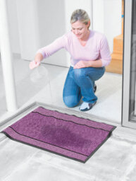 Jml - Magic Carpet Small Purple Easily Soaks Up Water, Moisture, Mud And Dirt - thumbnail 3