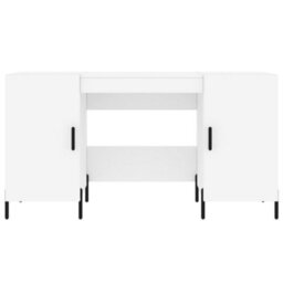 Berkfield Desk White 140X50X75 Cm Engineered Wood - thumbnail 6