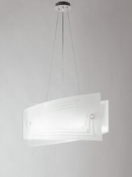 Luminosa Lighting Luminosa Concept 4 Light Pendant Ceiling Light White 60X20X30Cm - thumbnail 3