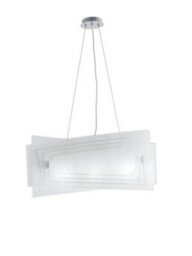 Luminosa Lighting Luminosa Concept 4 Light Pendant Ceiling Light White 60X20X30Cm - thumbnail 2