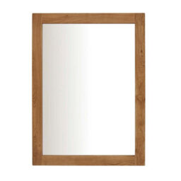 Zelah Oak 120Cm Large Wall Mirror - By Roseland Furniture - thumbnail 3
