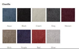 Comfy Deluxe 3Ft Single Maroon Chenille 54Inch Plain Design     Floorstanding Headboard - thumbnail 2