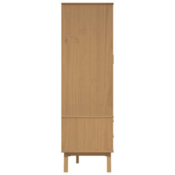 Vidaxl Wardrobe Olden Brown 76.5X53X172 Cm Solid Wood Pine - thumbnail 8