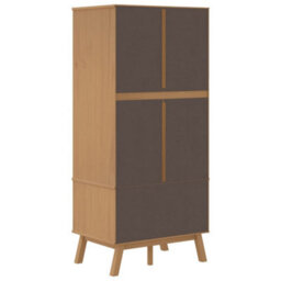 Vidaxl Wardrobe Olden Brown 76.5X53X172 Cm Solid Wood Pine - thumbnail 9