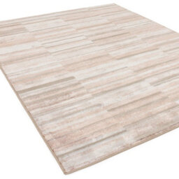 The Rug Edit Ritz Metallic Stripe Pink Living Room Rug - 120X160Cm - thumbnail 4