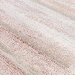 The Rug Edit Ritz Metallic Stripe Pink Living Room Rug - 120X160Cm - thumbnail 8