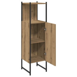 Walplus Bathroom Cabinet Artisan Oak 33X33X120.5 Cm Engineered Wood - thumbnail 4