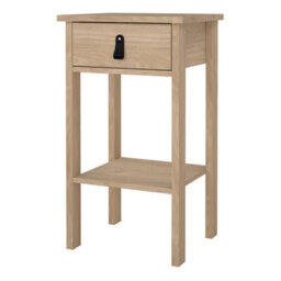 Furniture To Go Barcelona Bedside Table With 1 Drawers In Jackson Hickory Oak - thumbnail 3