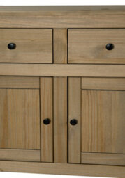 Mews Panama Sideboard 3 Door 3 Drawer Solid Pine Wood Waxed Oak Finish - thumbnail 6
