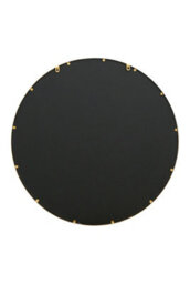 Mirroroutlet The Fenestra Gold Edged Circular Modern Garden Wall Mirror 90Cm Diameter - thumbnail 6