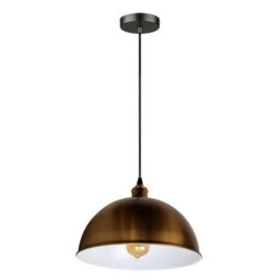 Ledsone Ceiling Pendant Light Fixtures 30Cm Yellow Brass Metal E27 - thumbnail 2