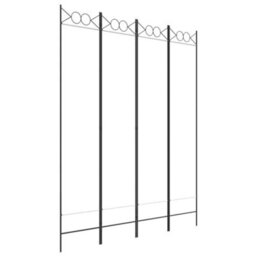 Vidaxl 4-Panel Room Divider White 160X200 Cm Fabric - thumbnail 2