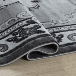 Wadan 240X330 Cm Light Grey Gewels Traditional Rug, 10mm Soft Pile Washable Area Rugs, Classic Oriental Rug For Home And Office - thumbnail 4
