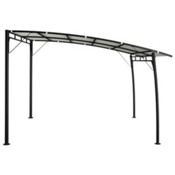 Berkfield Garden Sunshade Awning 3X3X2.55 M Cream - thumbnail 3