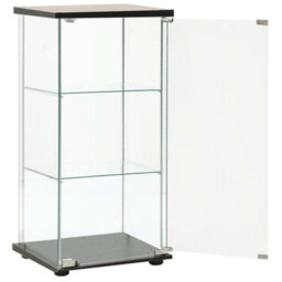 Walplus Storage Cabinet Tempered Glass Black - thumbnail 3