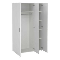 Wyld Haus Daejeon 3-Door White Wooden Wardrobe - thumbnail 6