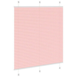 Berkfield Pleated Blind Pink 120X150 Cm Fabric Width 119.4 Cm Polyester - thumbnail 4