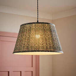 Valuelights Abel Large Floral Pleated Tapered Lamp Shade And Bulb (D)45Cm - thumbnail 2