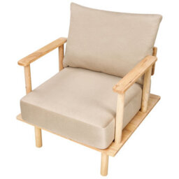 Beliani Living Room Set 3 Seater Asker Fabric Sand Beige - thumbnail 9