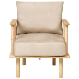 Beliani Living Room Set 3 Seater Asker Fabric Sand Beige - thumbnail 8
