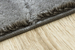 RugsX Bathroom Rug Supreme Lines Non-Slip, Soft - Grey  50X80 Cm - thumbnail 5