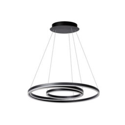 Lucide Triniti Modern Pendant Light 80Cm - Led Dim. - 3000K - Black - thumbnail 3