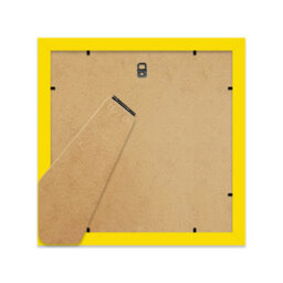 "7X7"" Yellow Picture Frame - 7X7"" Square Frame With 5X5"" Mount For 7X7""/5X5"" Pictures Luxurious Style Wall Art, 1 Pack" - thumbnail 3