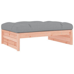 Walplus Garden Outdoor Footstool 120X80 Cm Solid Wood Douglas - thumbnail 2