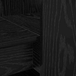 Berkfield Modern With Shelf Black Oak 122 X 67 X 145 Cm Engineered Wood - thumbnail 8