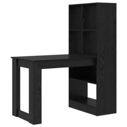 Berkfield Modern With Shelf Black Oak 122 X 67 X 145 Cm Engineered Wood - thumbnail 1