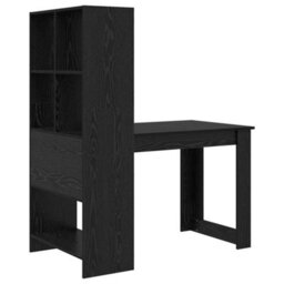 Berkfield Modern With Shelf Black Oak 122 X 67 X 145 Cm Engineered Wood - thumbnail 7