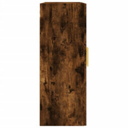 Berkfield Wall Mounted Cabinet Smoked Oak 69.5X34X90 Cm - thumbnail 8