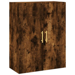 Berkfield Wall Mounted Cabinet Smoked Oak 69.5X34X90 Cm - thumbnail 2