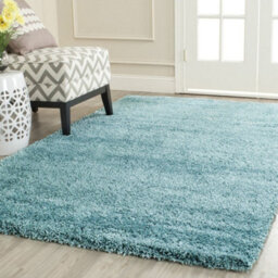 Smart Living Shaggy Soft Thick Area Rug, Living Room Carpet, Kitchen Floor, Bedroom Soft Rugs 80Cm X 150Cm - Duck Egg - thumbnail 1